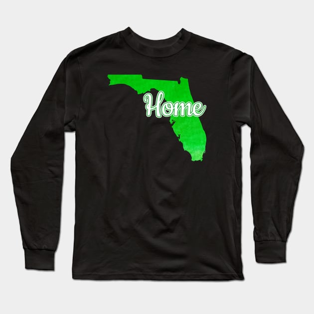 Florida Logo Long Sleeve T-Shirt by Kelly Louise Art